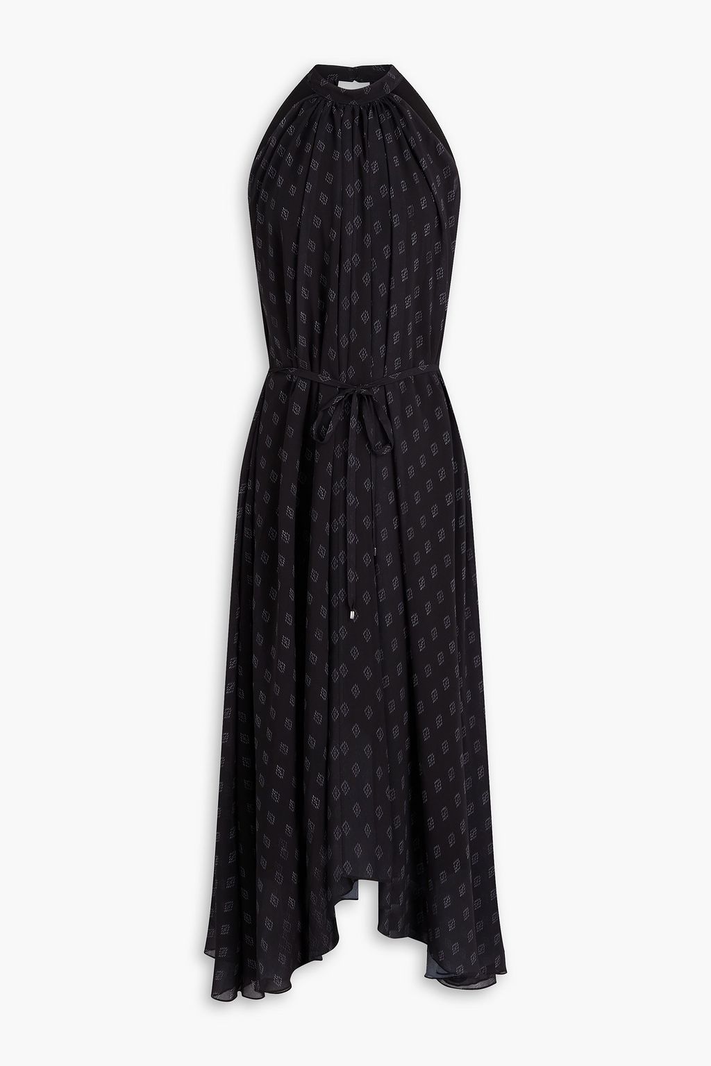 black short turtleneck dress Saloni Jinx-C Velvet Cutout Midi Dress, 235502-Stellateblack, Women's, 2, Cocktail & Party Wedding Guest Dresses Midi Dresses main image 0