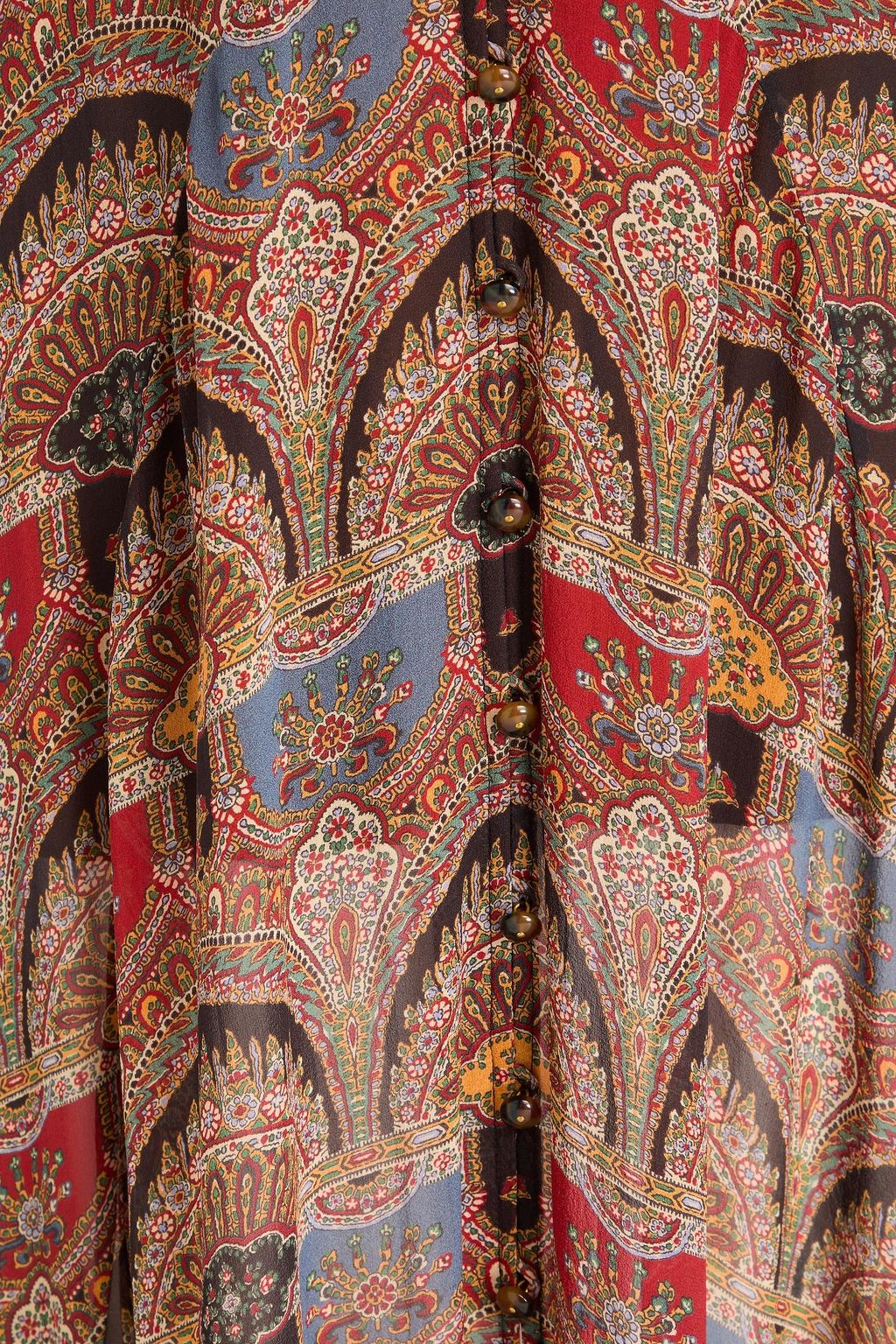VERONICA BEARD Makenzie paisley-print silk crepe de chine maxi dress