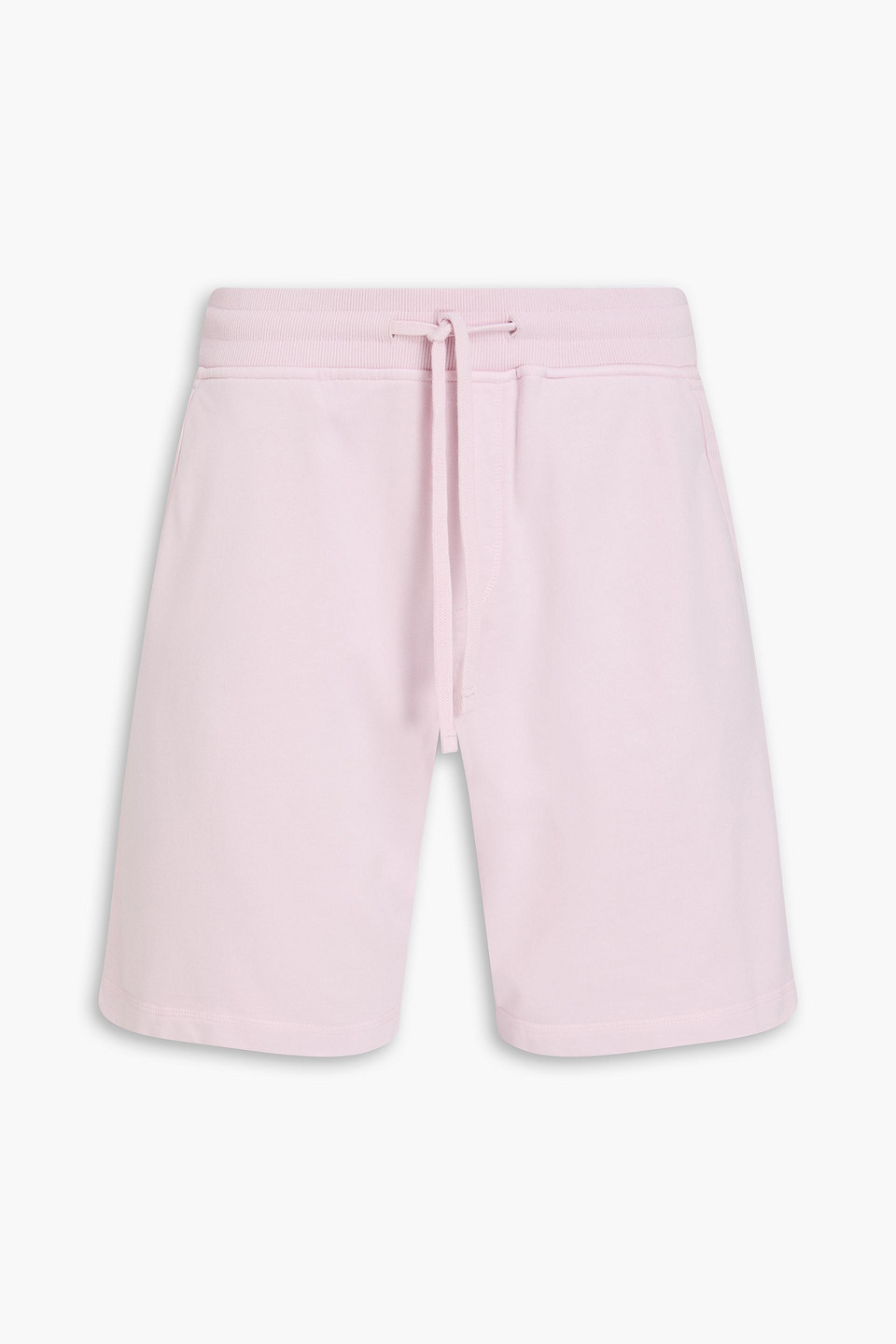 Orlebar Brown Frederick French Cotton-terry Drawstring Shorts In Pink