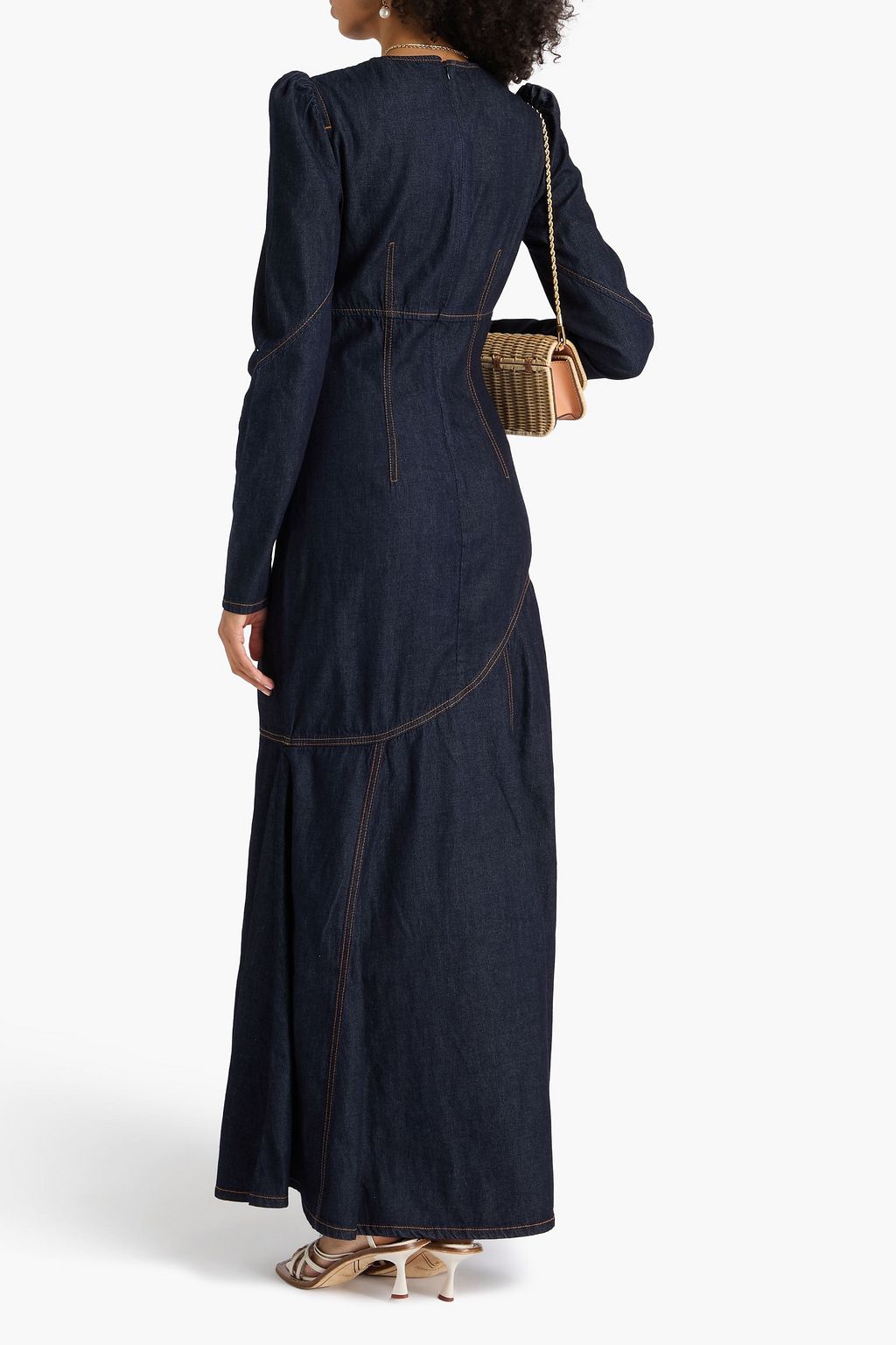 ZIMMERMANN Denim maxi dress