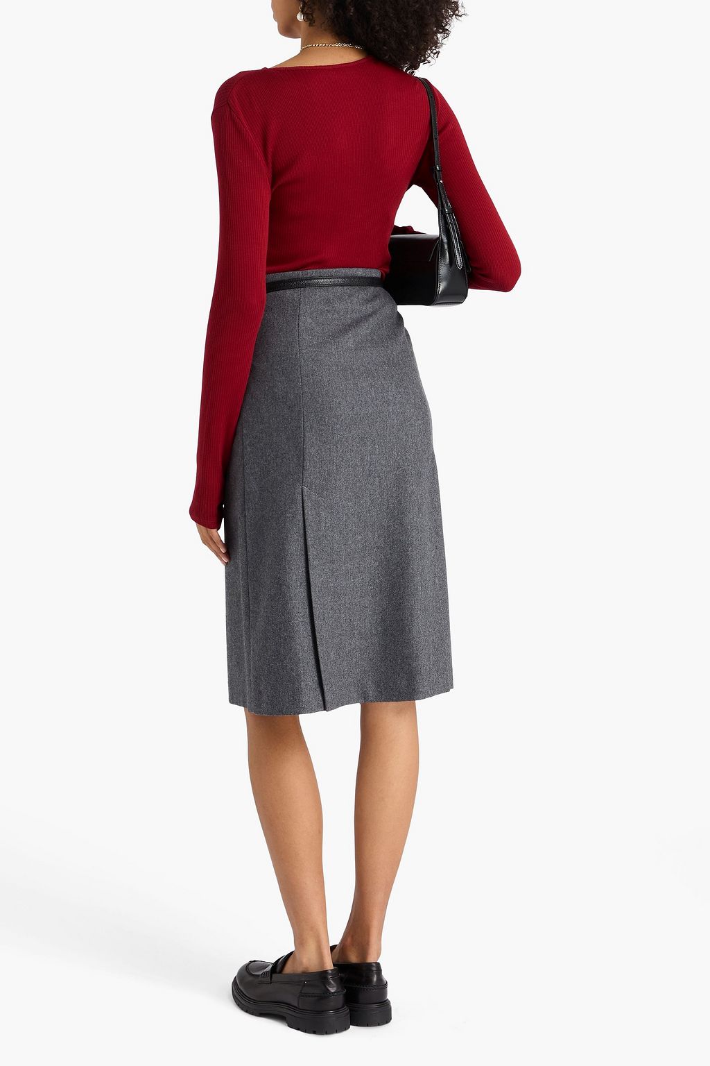 VINCE. Ribbed Pima cotton-jersey top