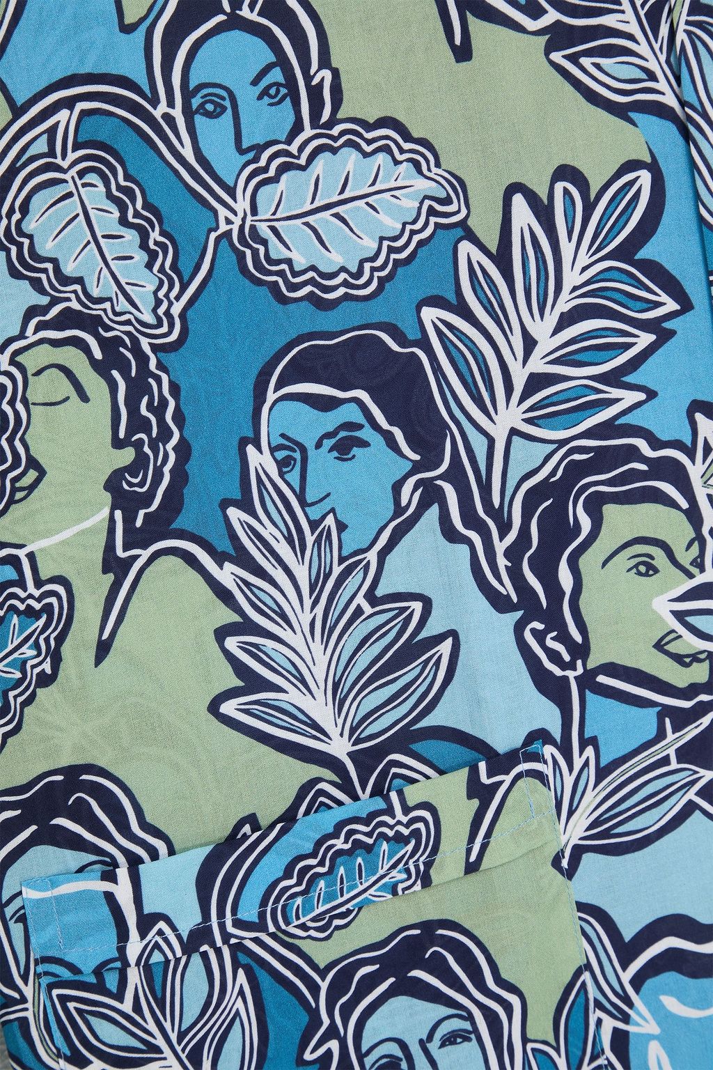 DEREK ROSE Ledbury printed cotton pajama set