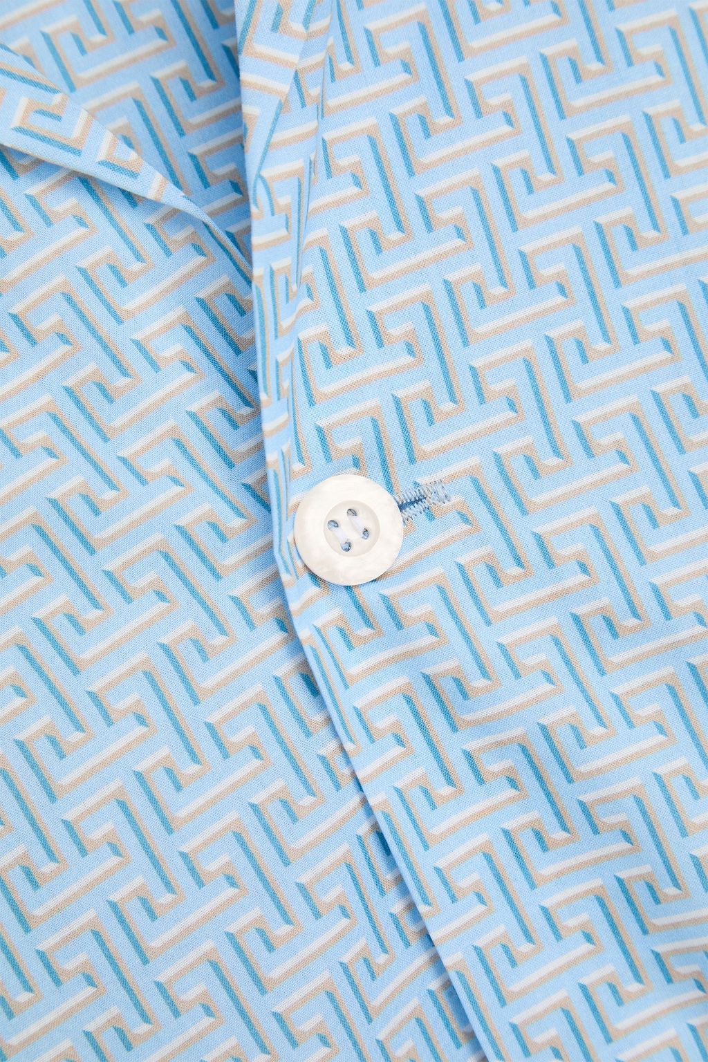 DEREK ROSE Ledbury printed cotton pajama set