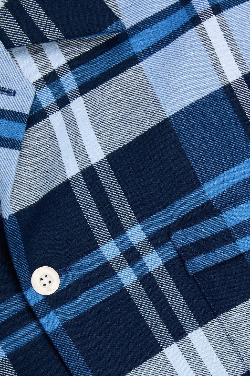 DEREK ROSE Kelburn checked cotton-flannel pajama set