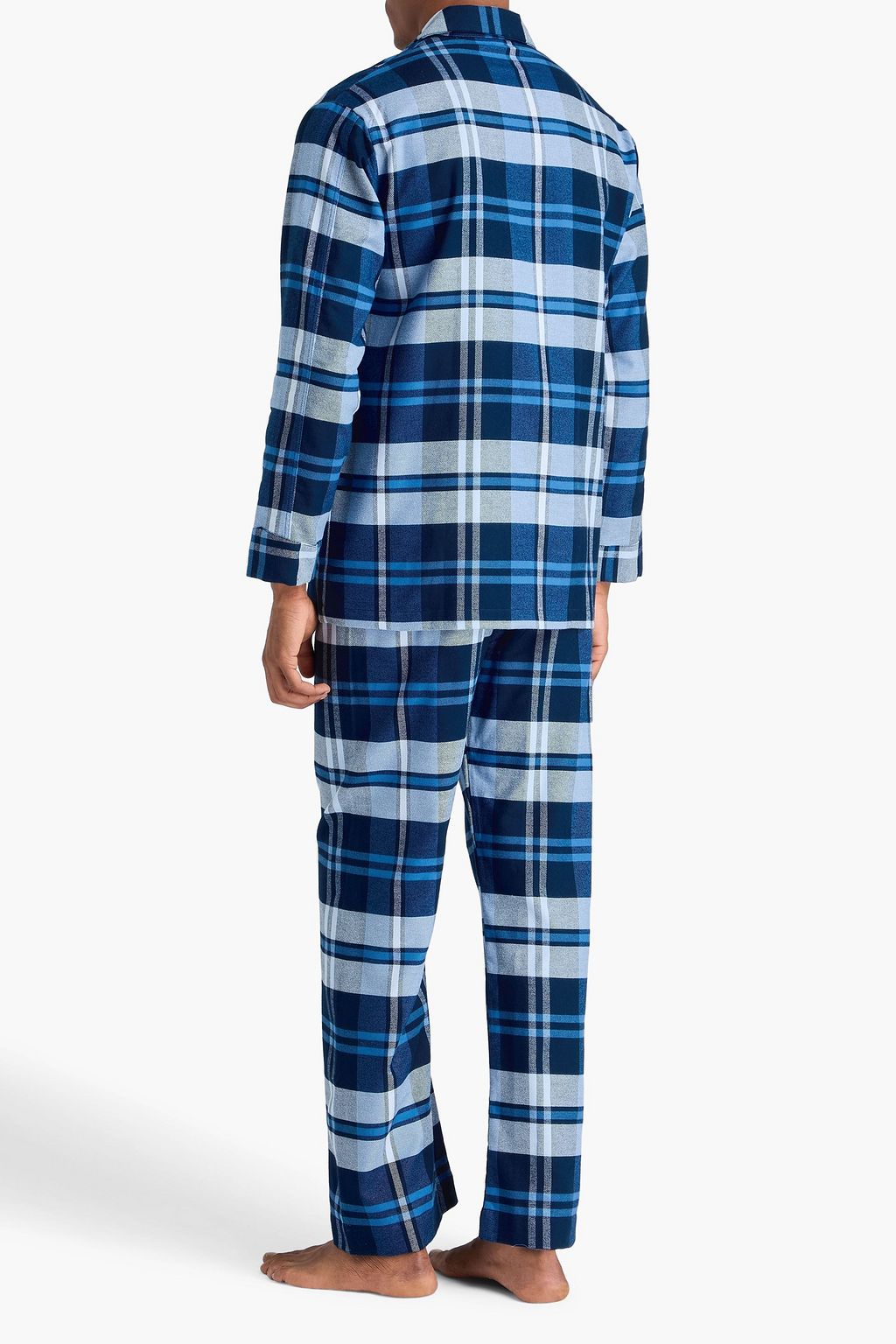 DEREK ROSE Kelburn checked cotton-flannel pajama set
