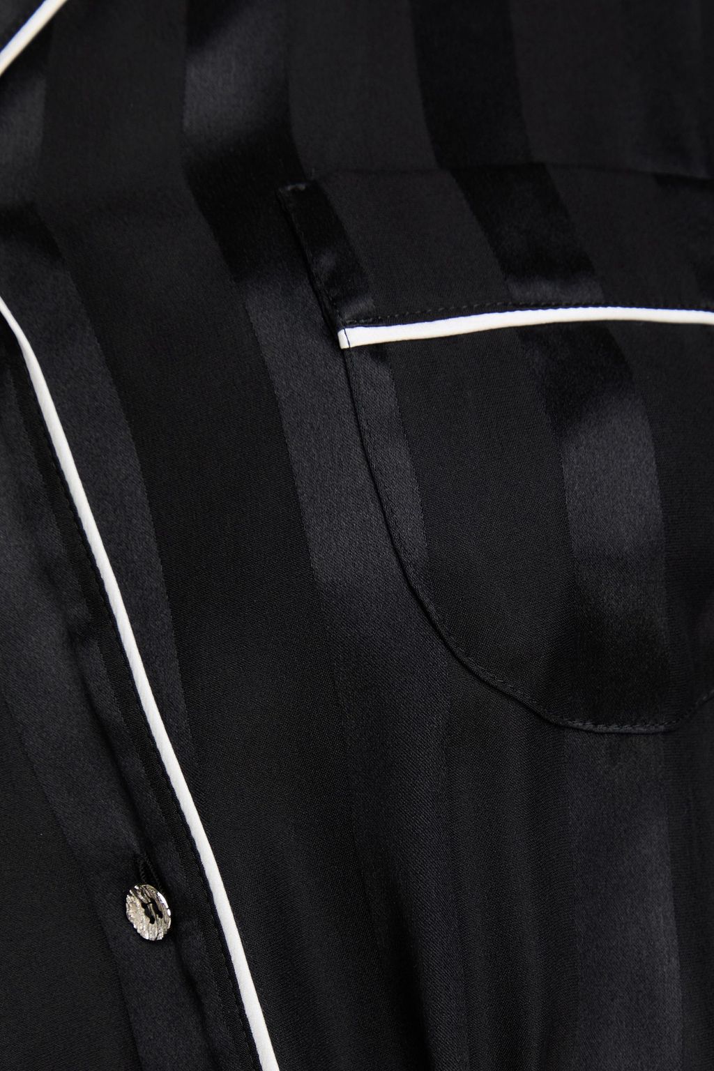 DOLCE&GABBANA Belted striped silk-satin jacquard jumpsuit