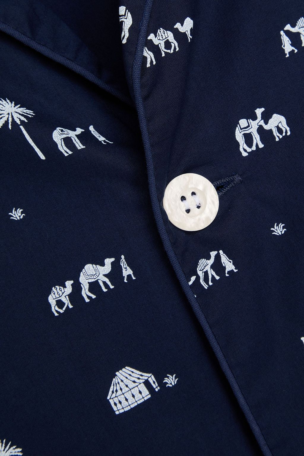 DEREK ROSE Nelson printed cotton pajama set