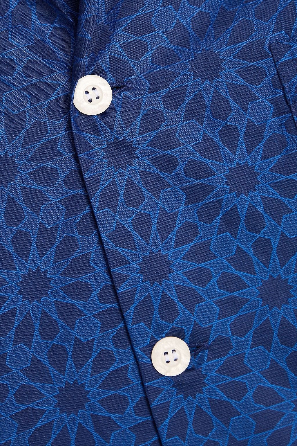 DEREK ROSE Paris cotton-twill pajama set