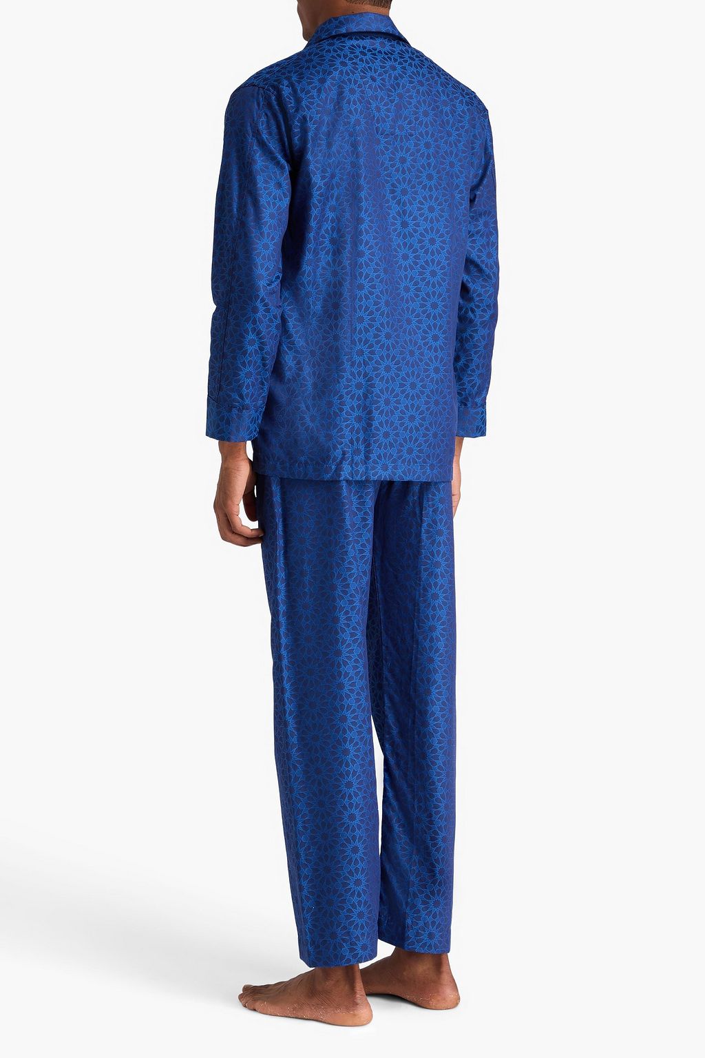 DEREK ROSE Paris cotton-twill pajama set