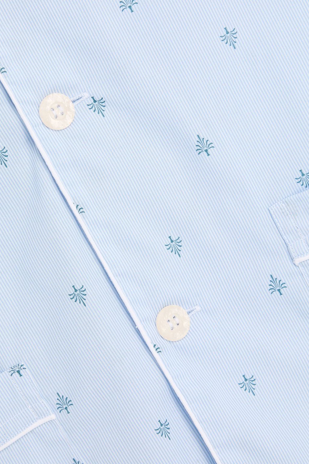 DEREK ROSE Nelson printed cotton pajama set