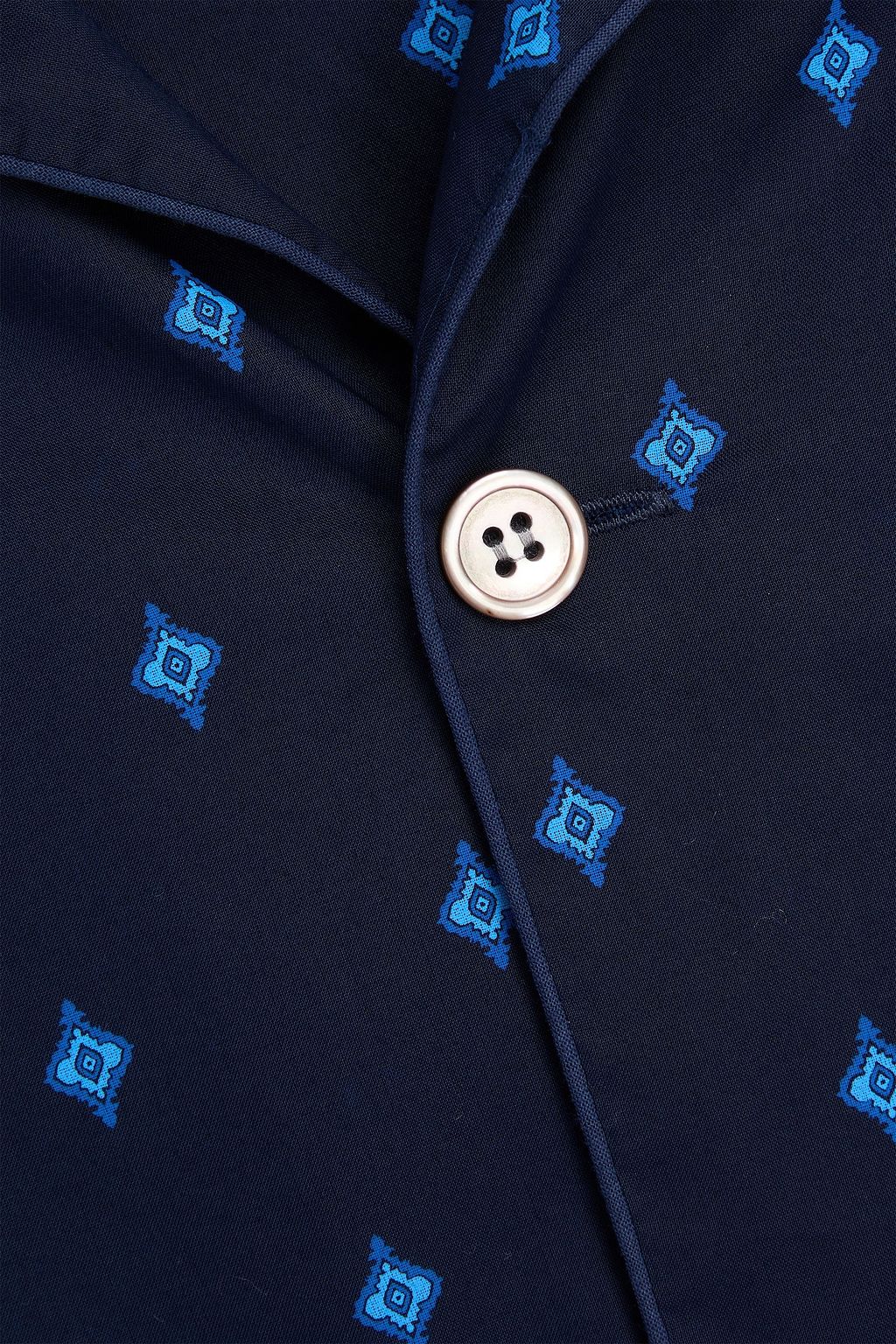 DEREK ROSE Nelson printed cotton pajama set