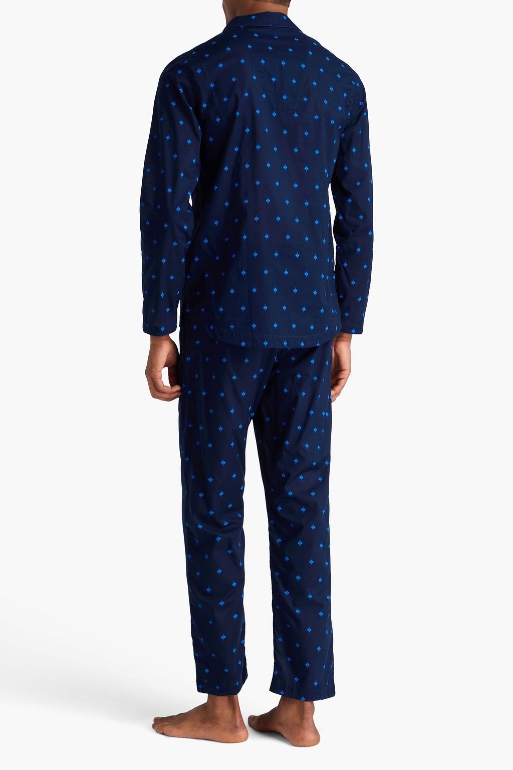 DEREK ROSE Nelson printed cotton pajama set