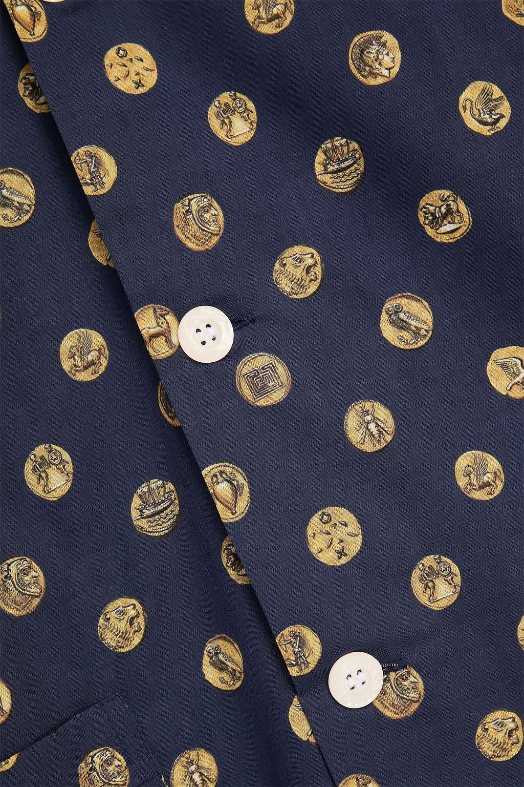 DEREK ROSE Ledbury printed cotton pajama set