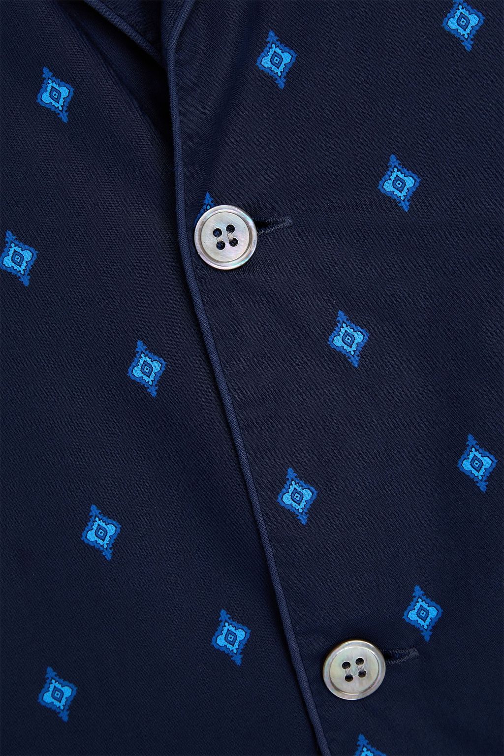 DEREK ROSE Nelson printed cotton pajama set