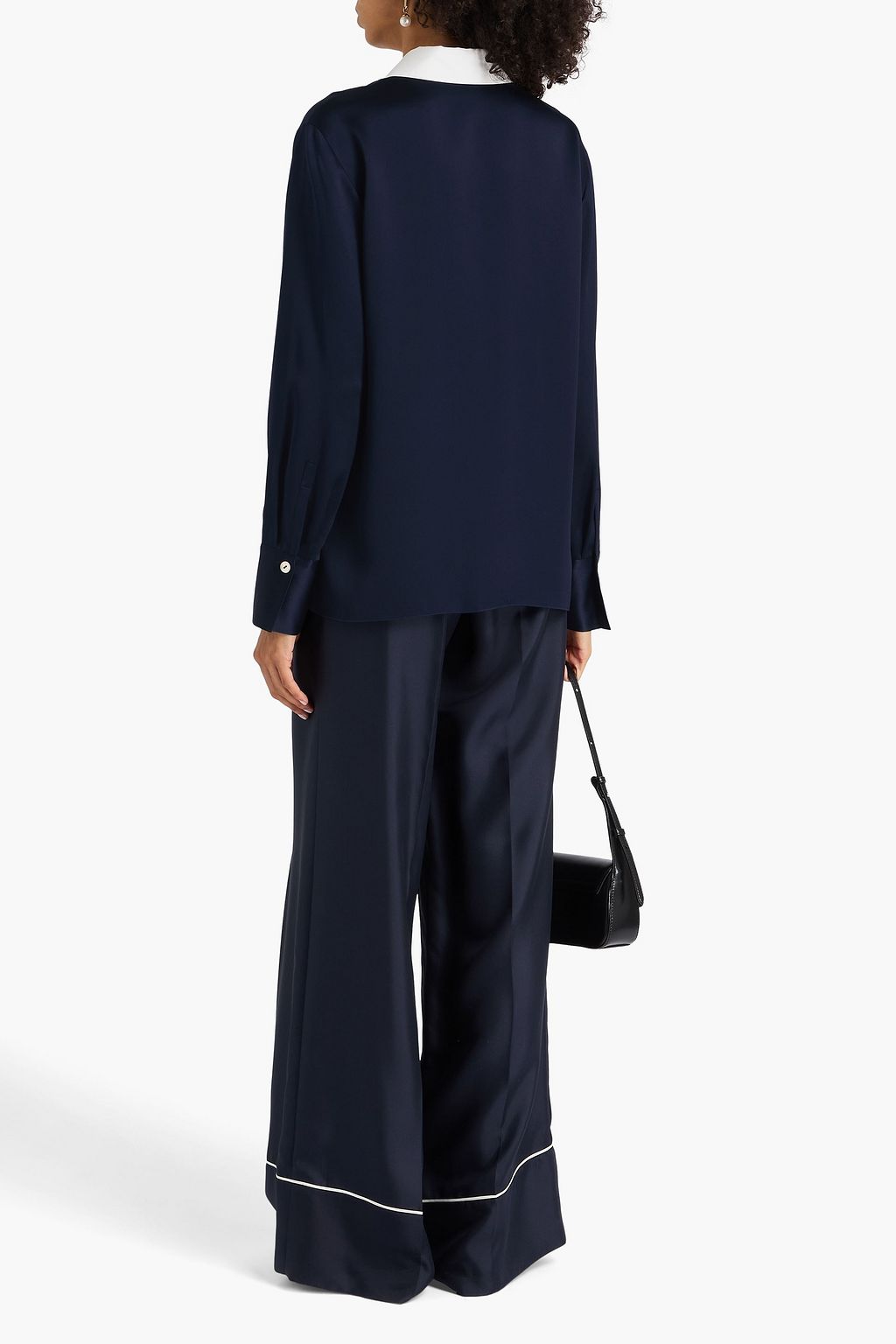 VINCE. Silk crepe de chine shirt