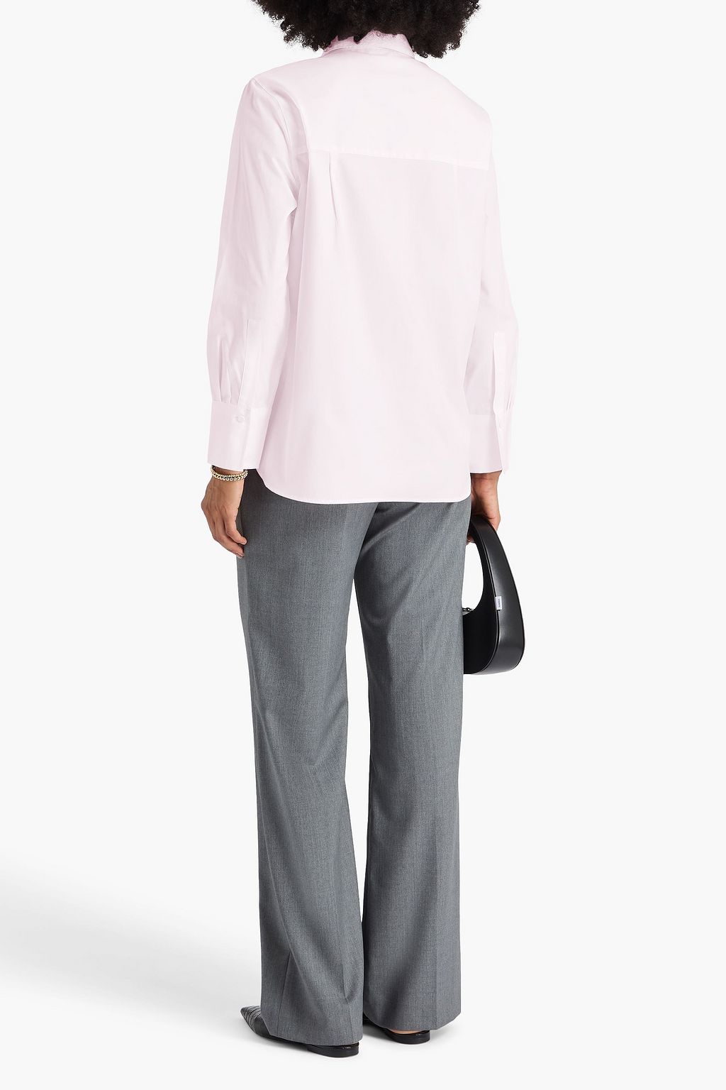 VINCE. Cotton-poplin shirt