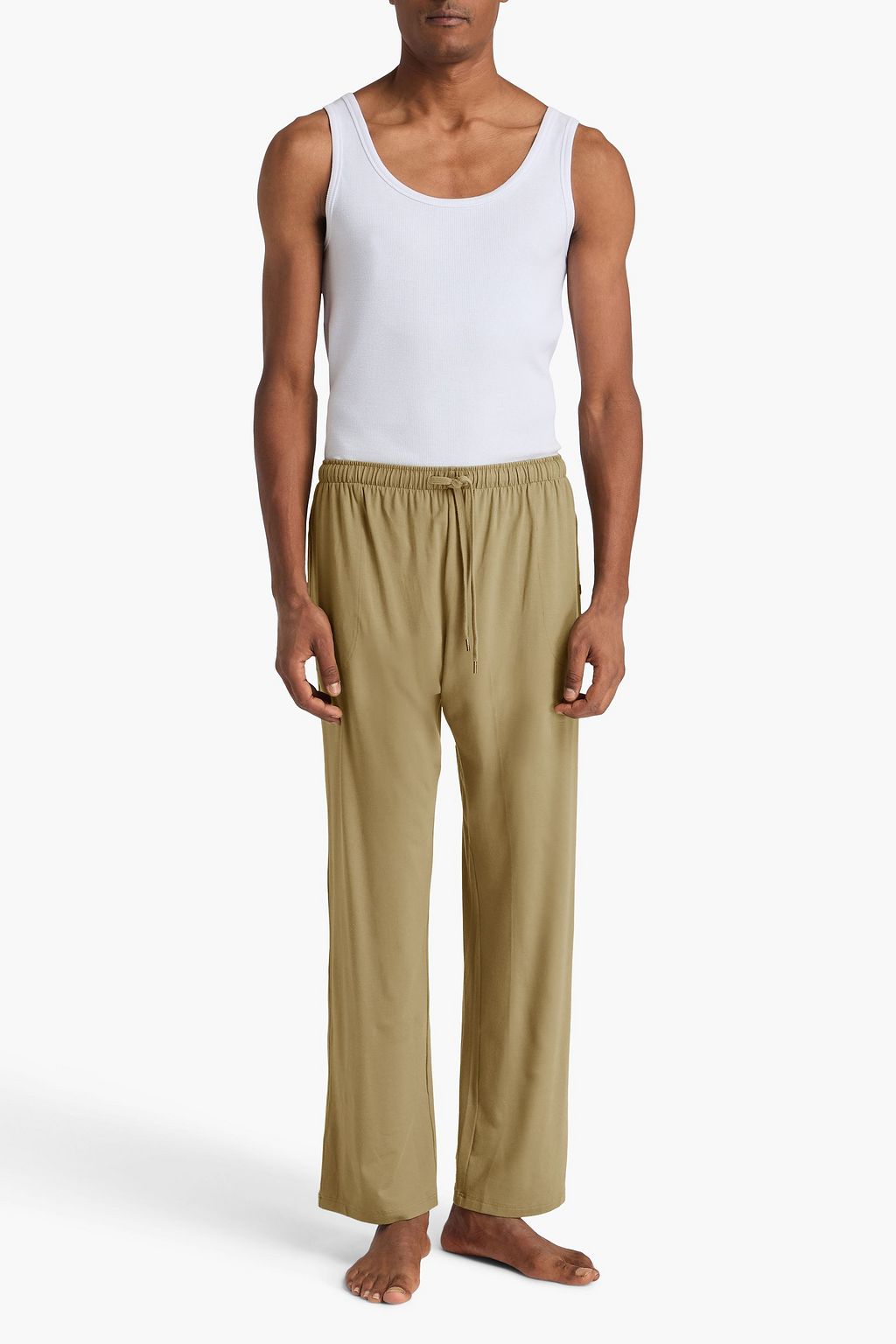 DEREK ROSE Basel modal-blend jersey sweatpants