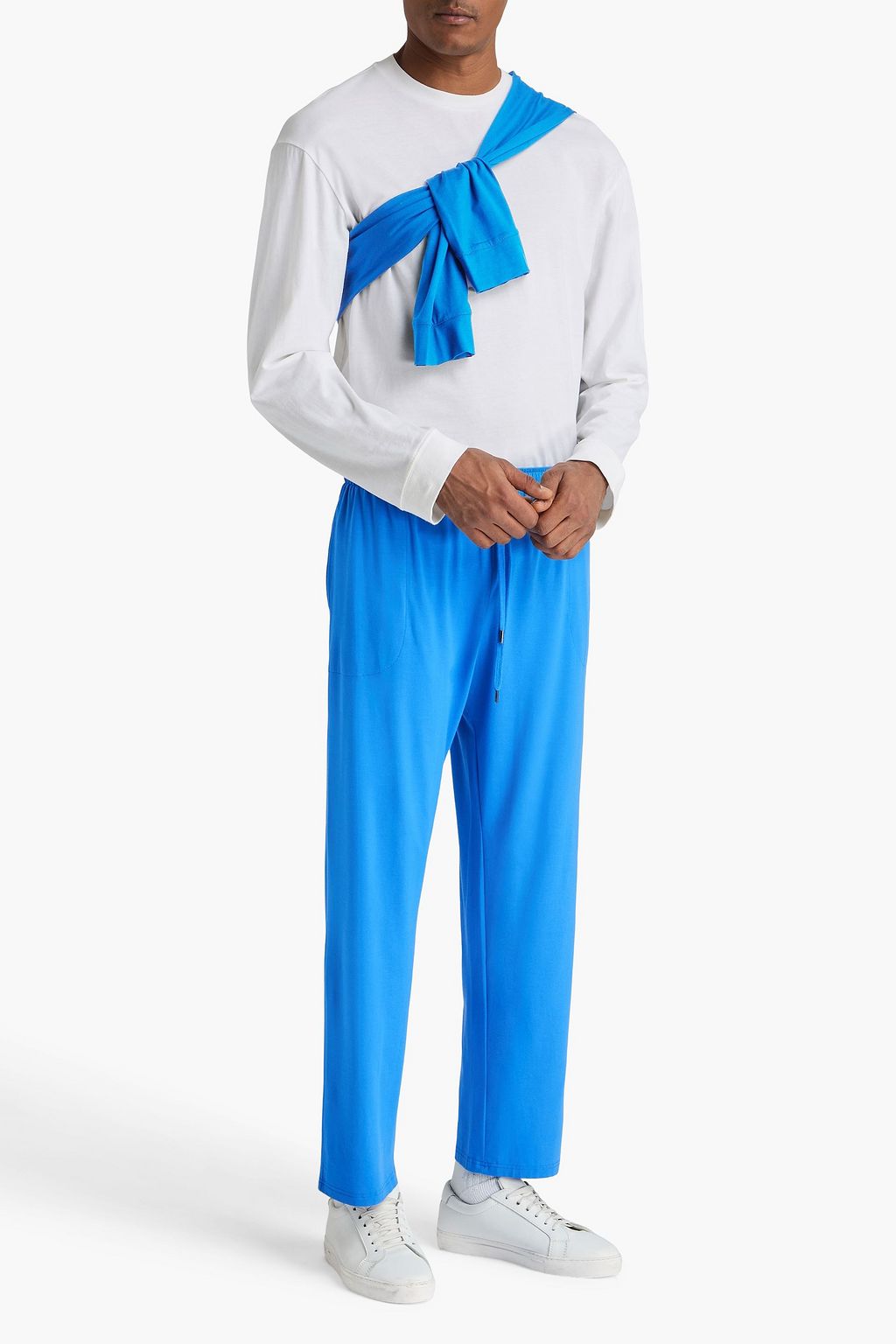 DEREK ROSE Basel modal-blend jersey sweatpants