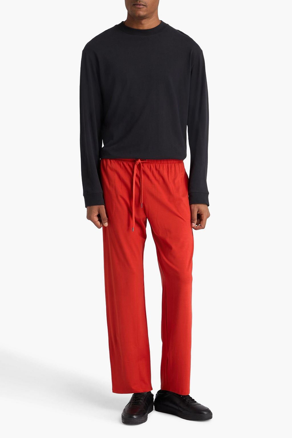 DEREK ROSE Basel modal-blend jersey sweatpants