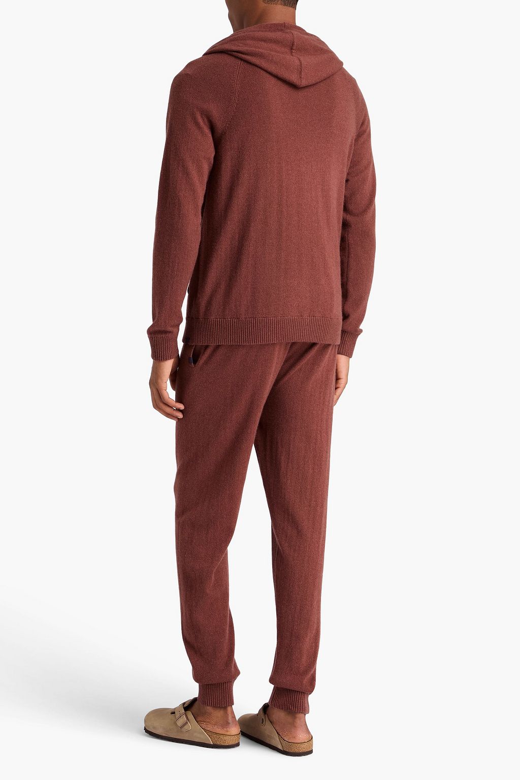 DEREK ROSE Cashmere zip-up hoodie