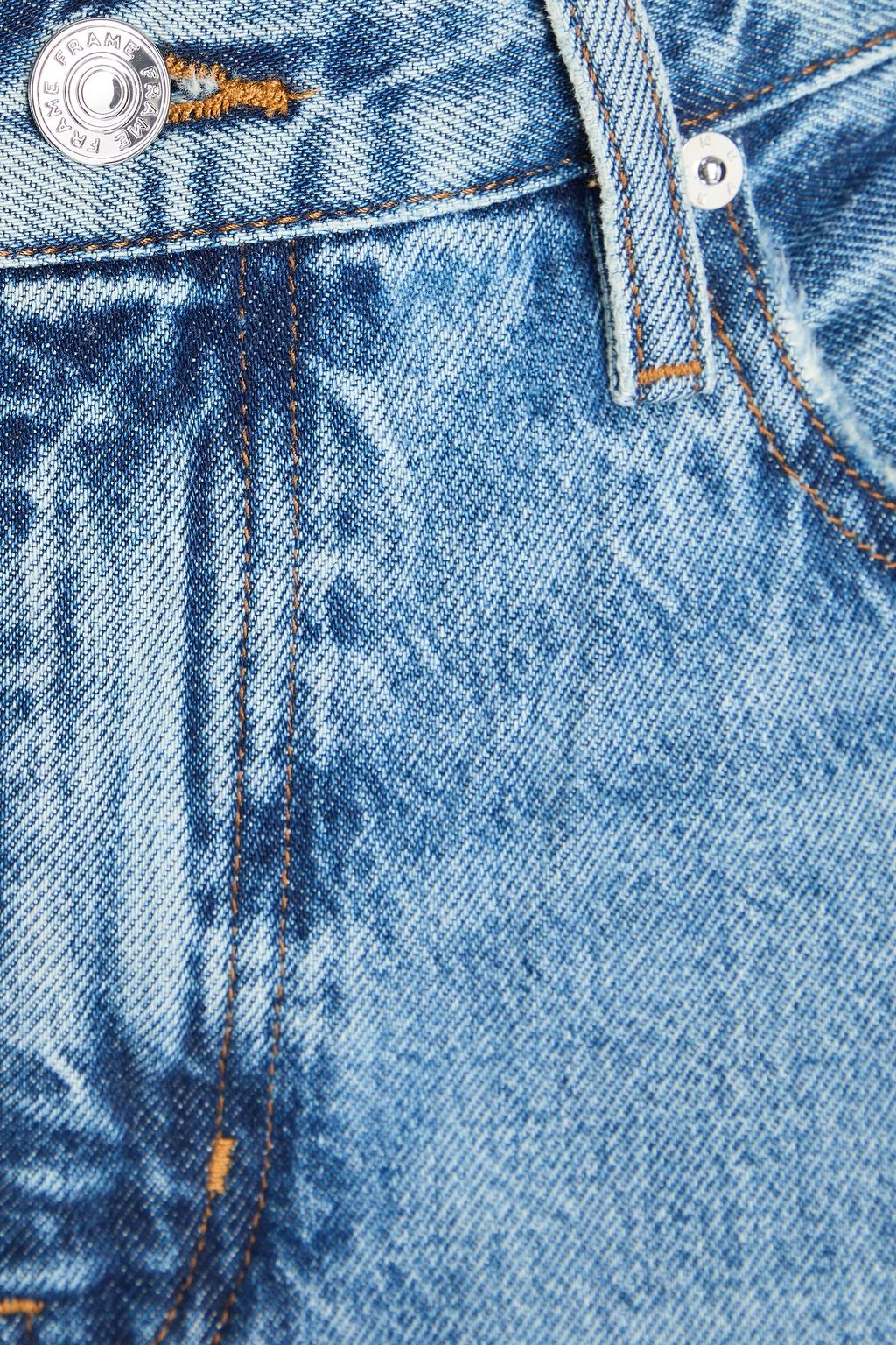 FRAME Le Jane Ankle high-rise straight-leg jeans