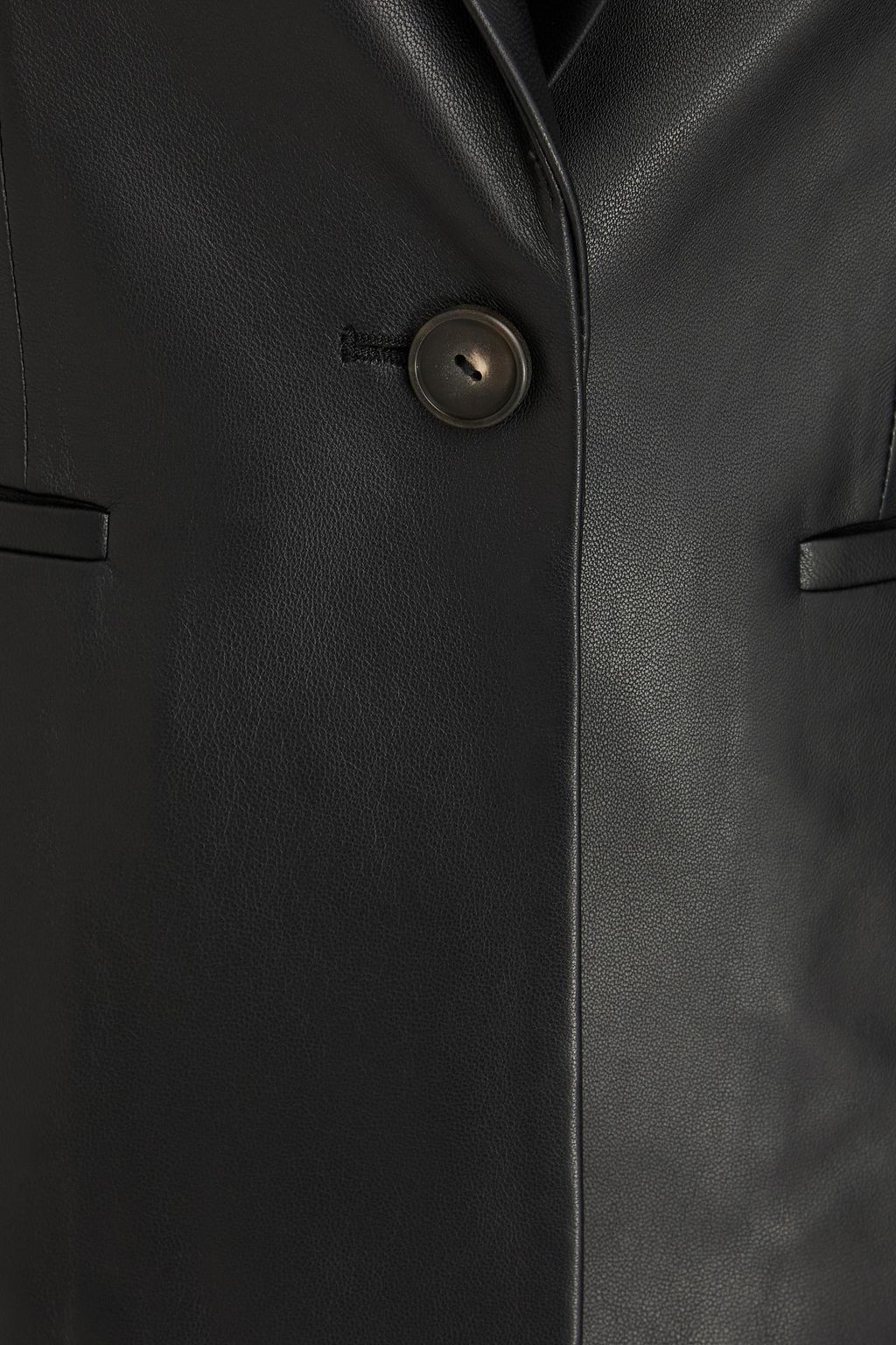 VINCE. Leather blazer