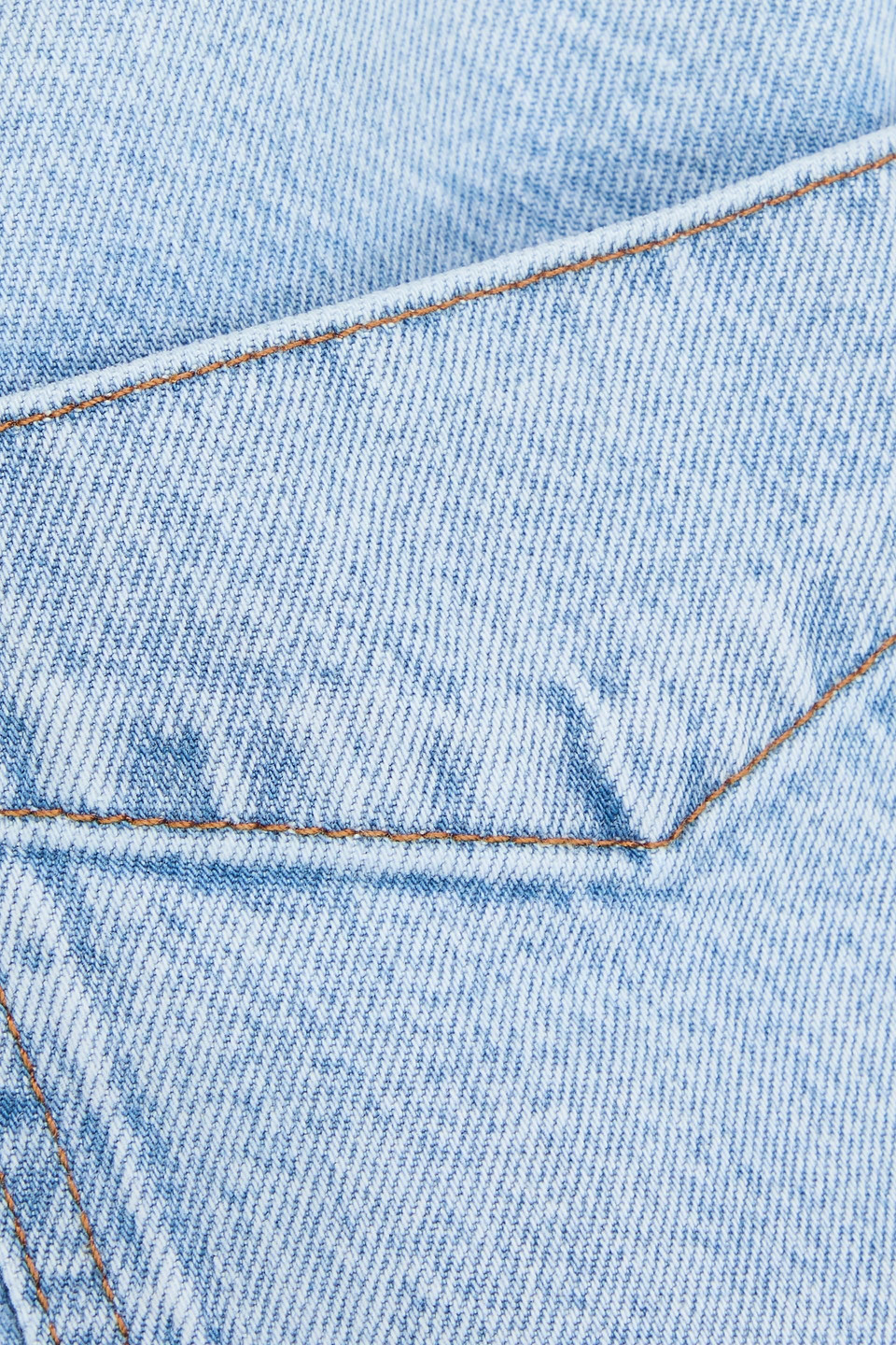 Frame Denim Mini Shirt Dress In Blue