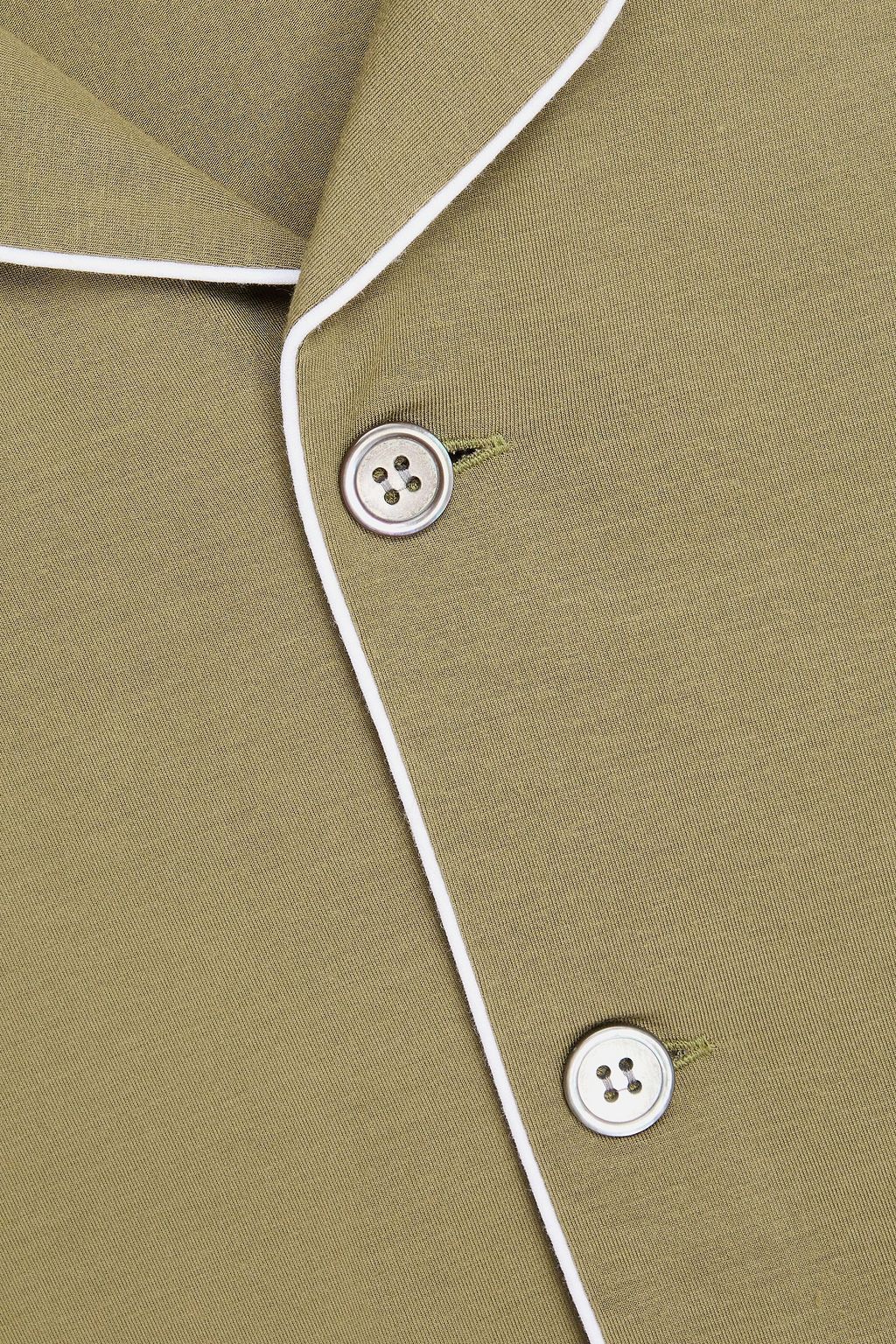 DEREK ROSE Basel modal-blend jersey pajama set