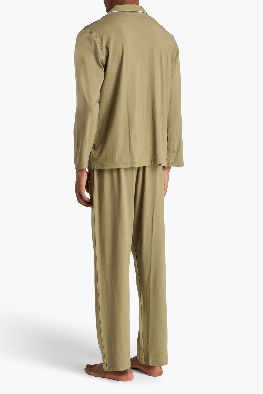 DEREK ROSE Basel modal-blend jersey pajama set