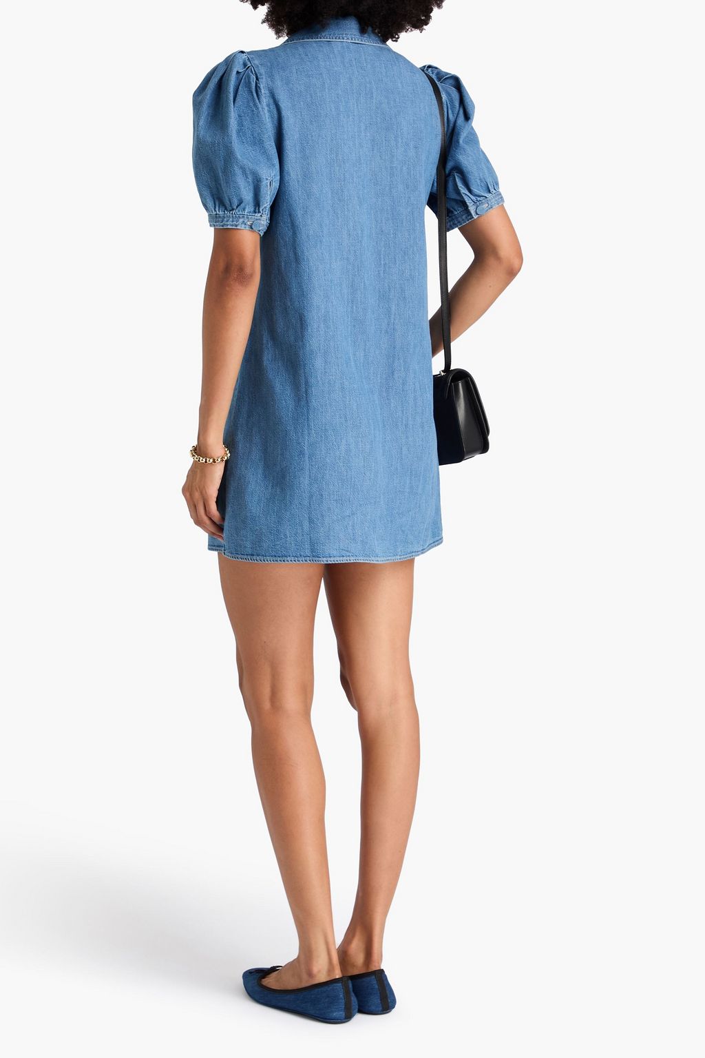 FRAME The Sailor denim mini dress