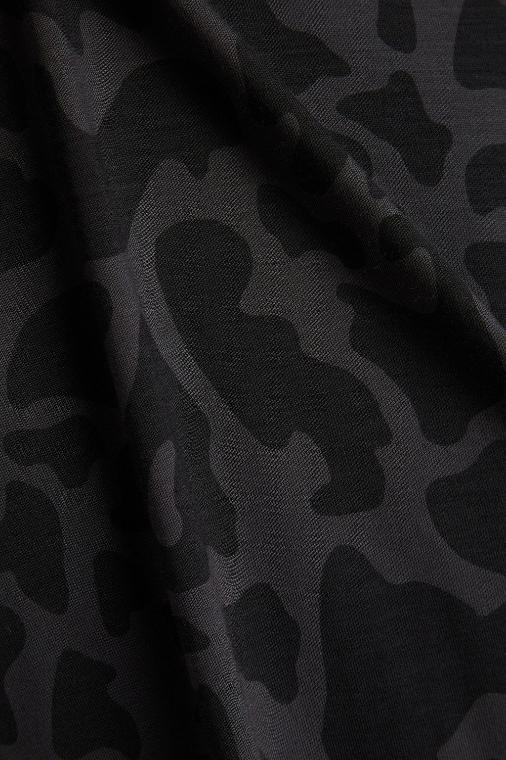 DEREK ROSE Leopard-print stretch-modal jersey hoodie