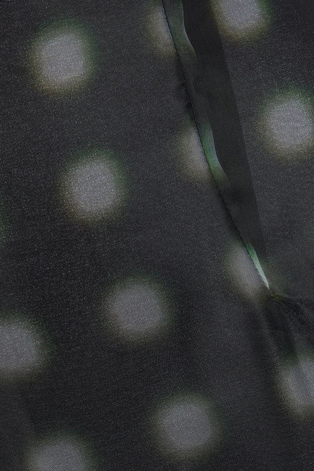 16ARLINGTON Midirock „Dia“ aus Organza mit Print