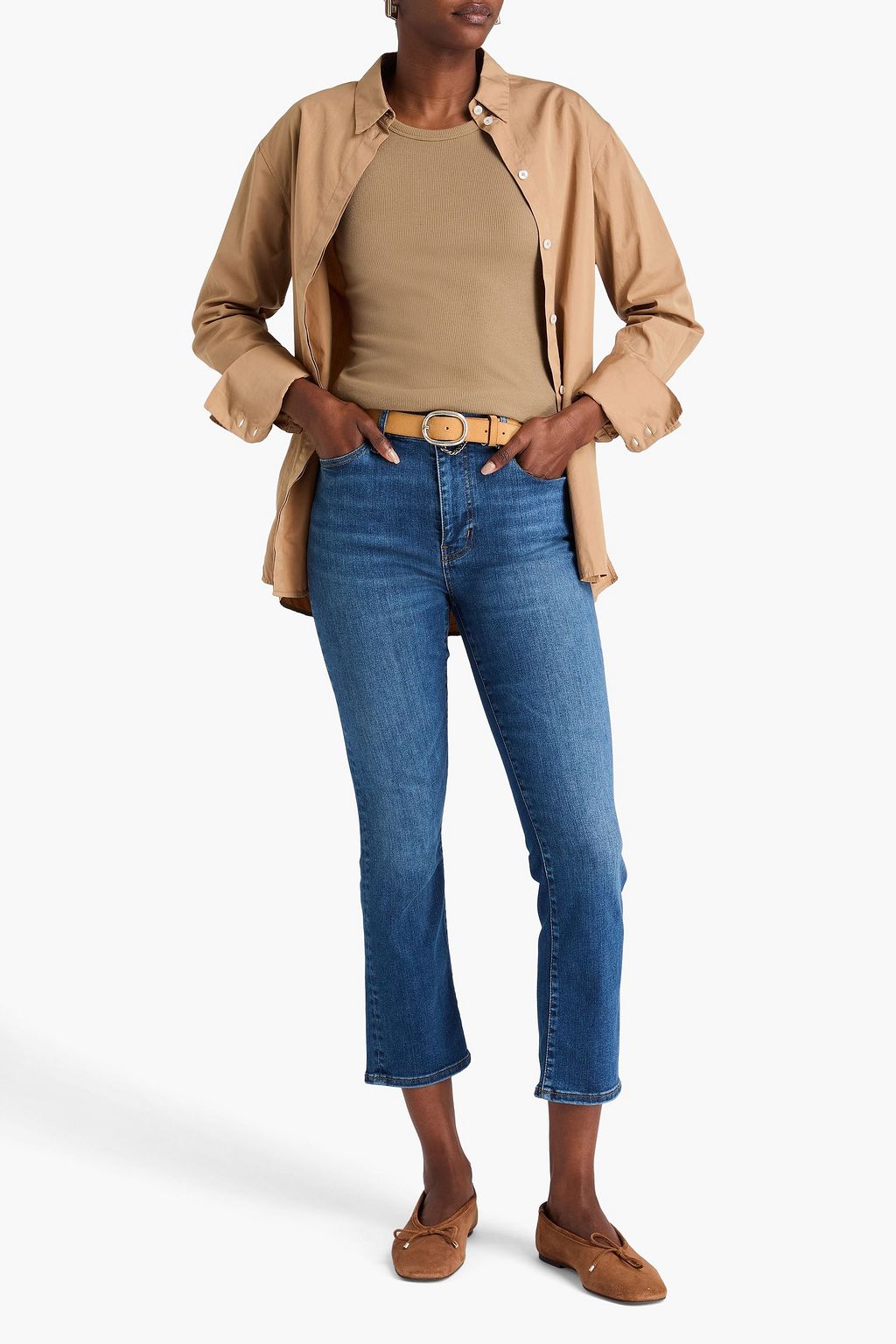 FRAME Le High Straight high-rise straight-leg jeans