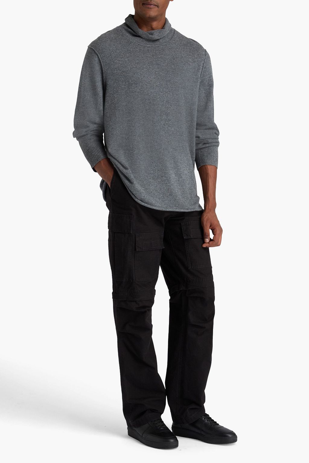 JAMES PERSE Cashmere turtleneck sweater
