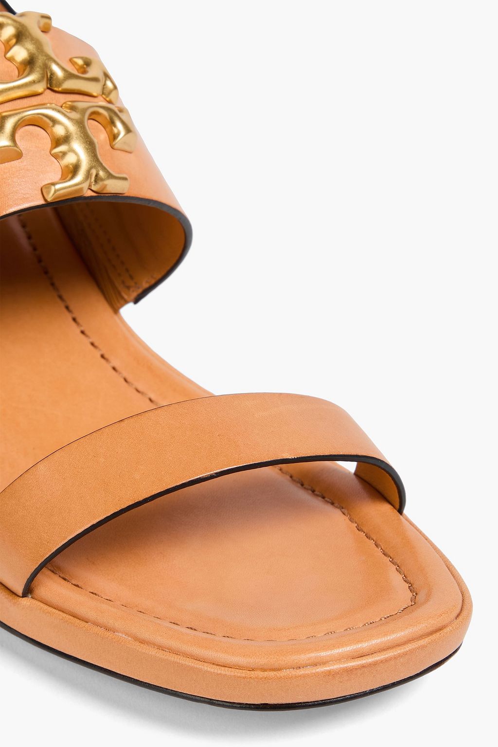 TORY BURCH 엘리노어 장식 디테일 가죽 슬링백 샌들