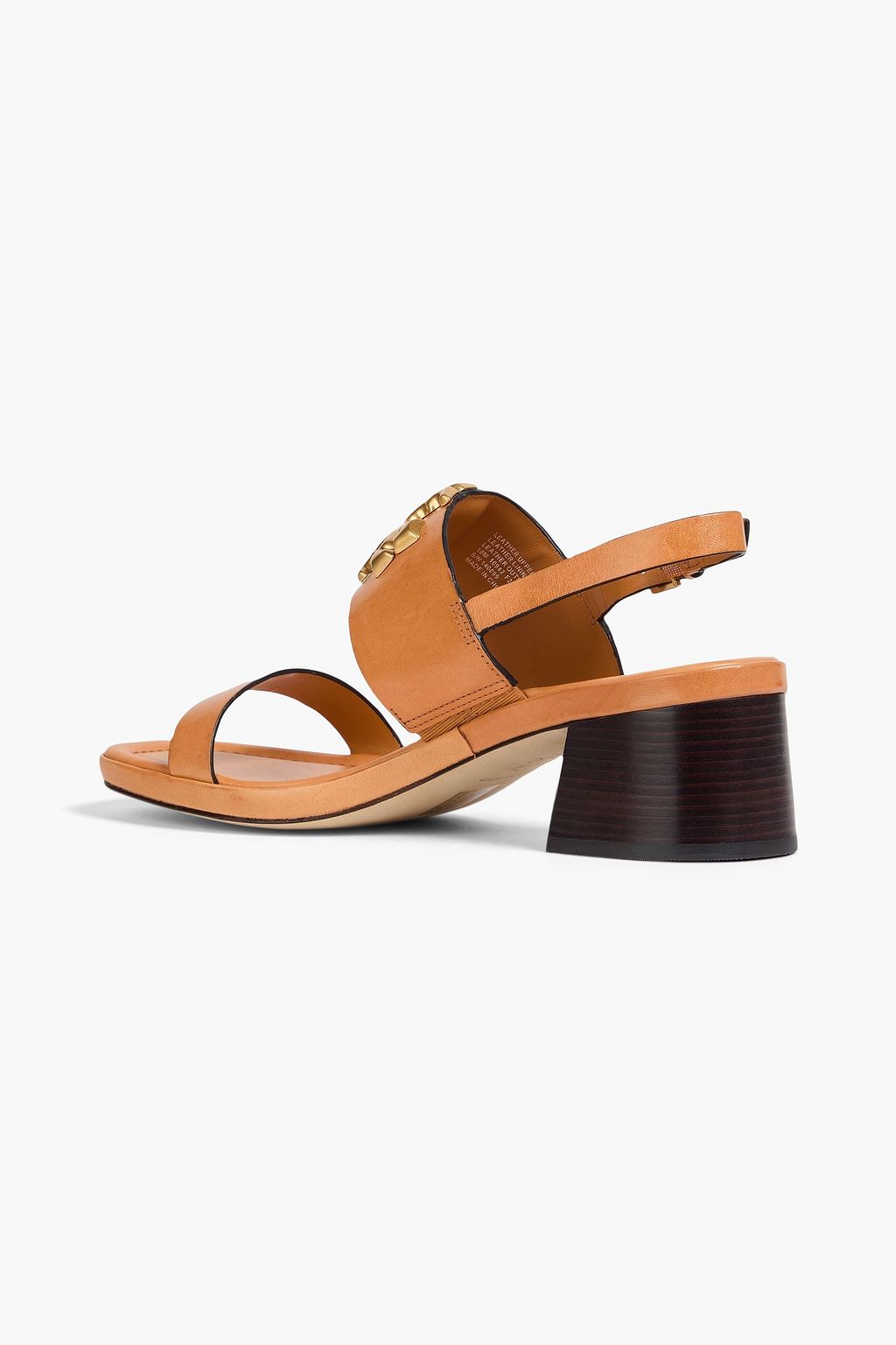 TORY BURCH 엘리노어 장식 디테일 가죽 슬링백 샌들