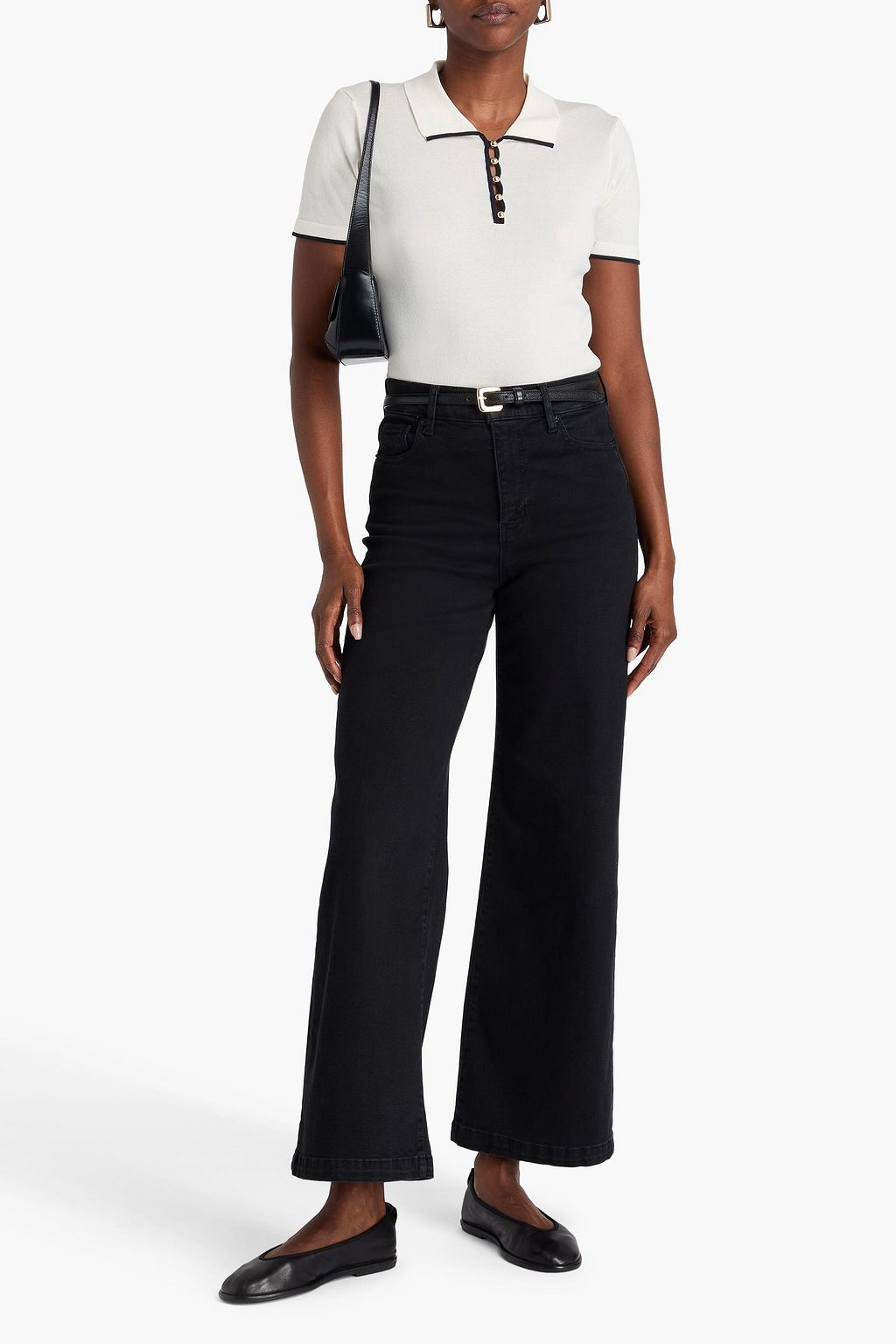 FRAME Cotton polo shirt