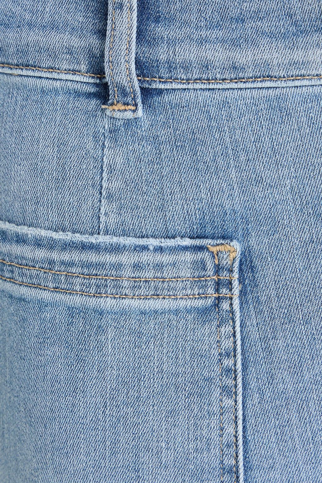 FRAME Le Slim Palazzo high-rise wide-leg jeans