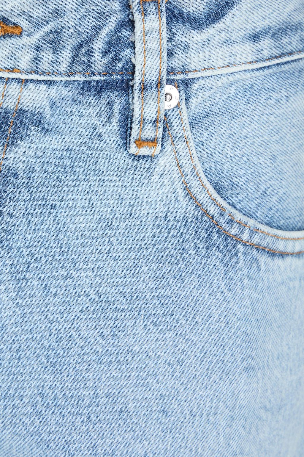 FRAME The Hang cropped high-rise straight-leg jeans