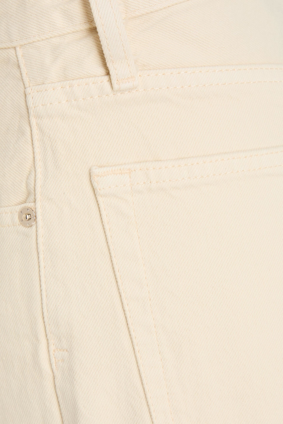 Frame The Candle Mid-rise Tapered Jeans In Neutral