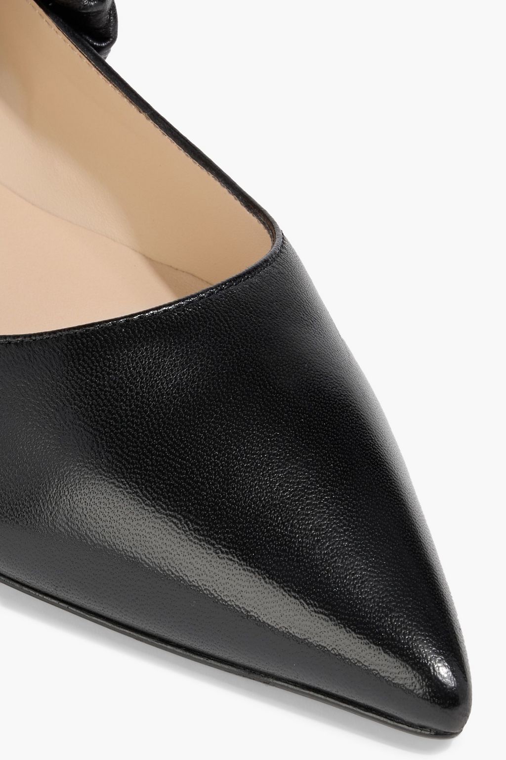 STUART WEITZMAN Maxine leather point-toe flats