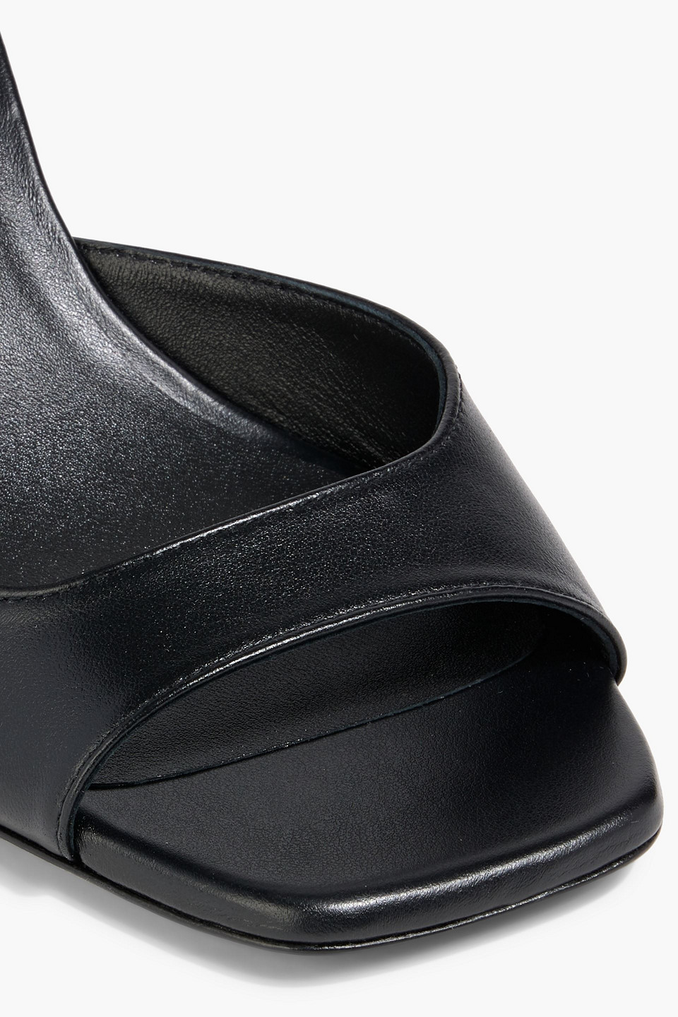 Stuart Weitzman 75 Leather Sandals In Black