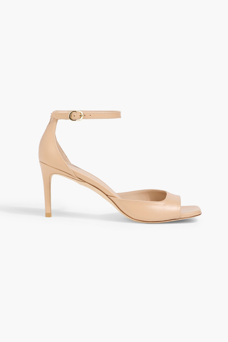 Stuart Weitzman Leather Sandals In Neutral
