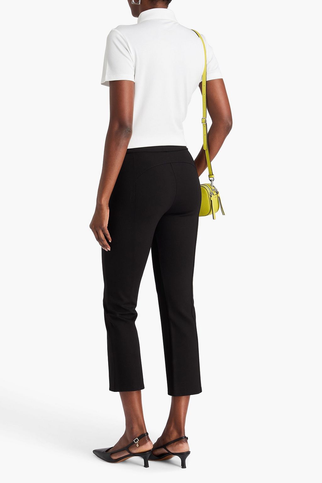 TORY BURCH Stretch-jersey kick-flare pants