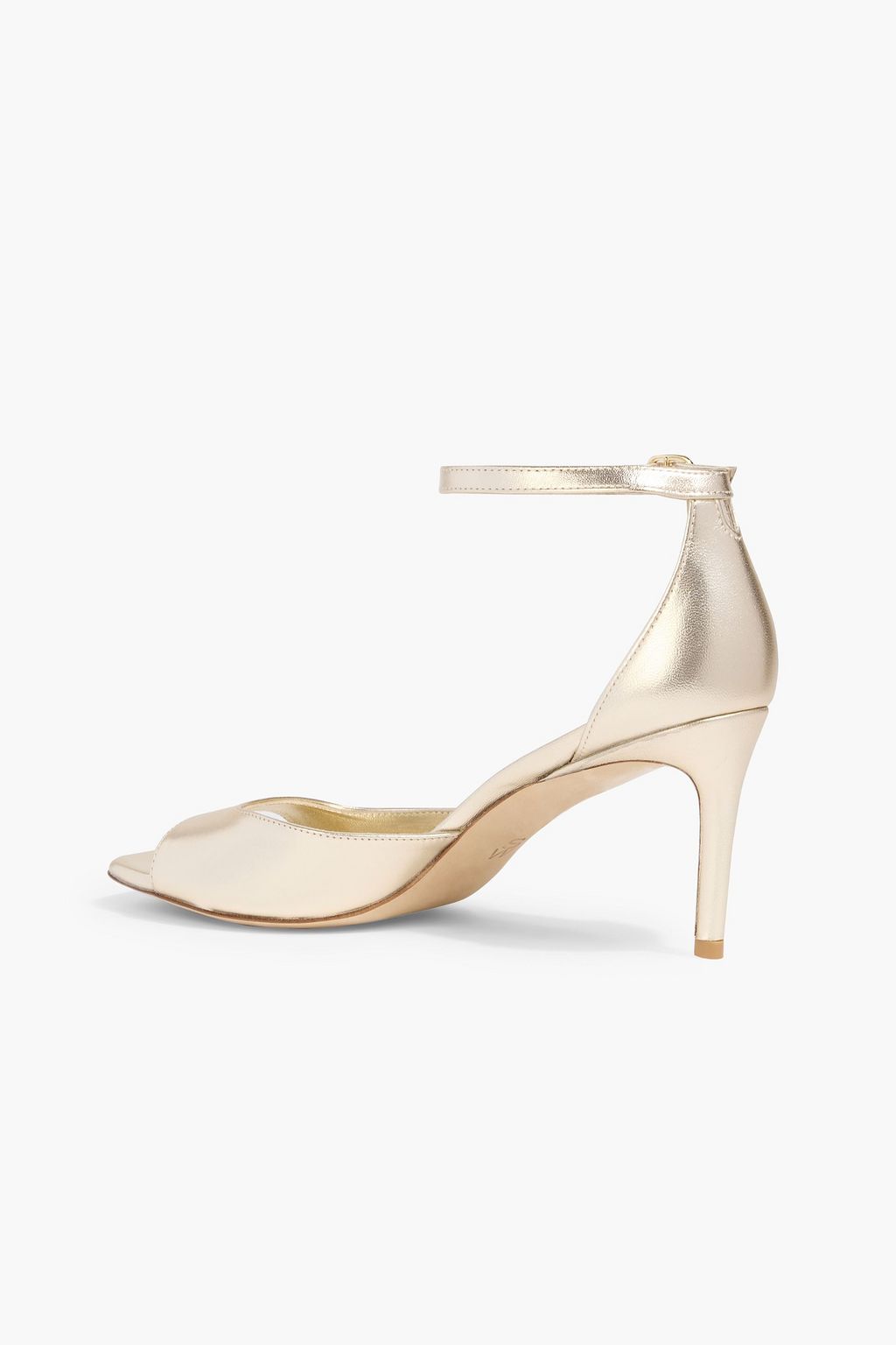 STUART WEITZMAN 75 metallic leather sandals