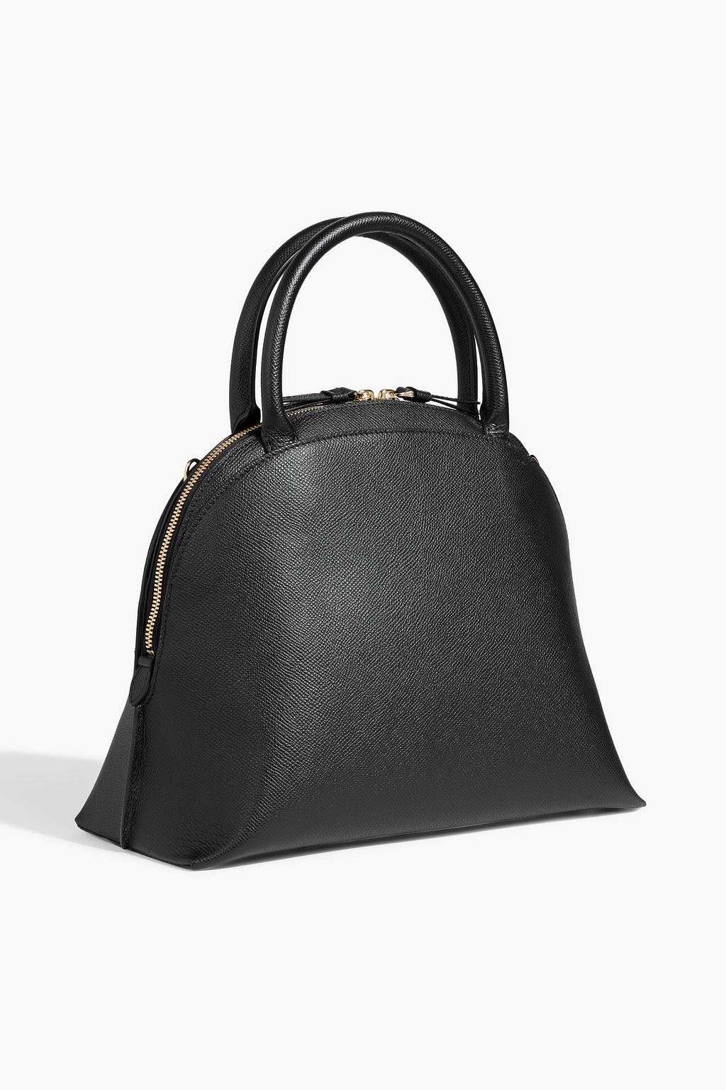 FERRAGAMO Gancini textured-leather tote