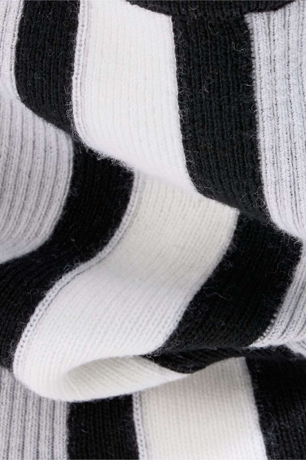 CORDOVA Soelden striped ribbed merino wool-blend snood