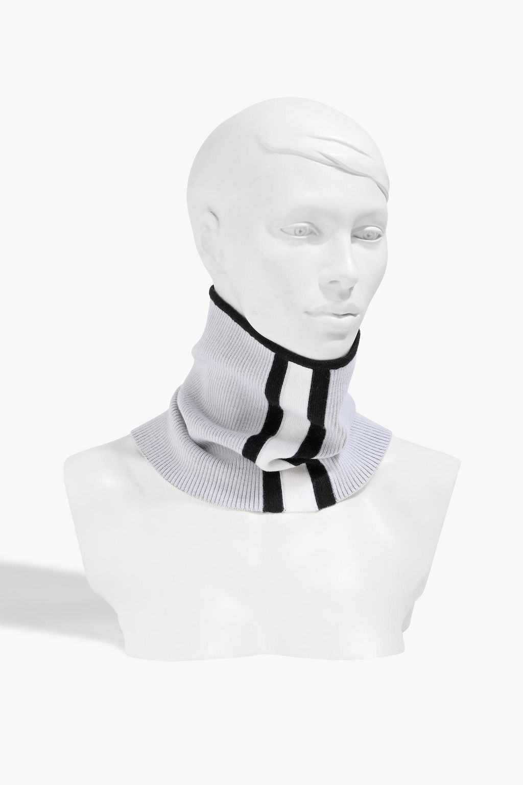CORDOVA Soelden striped ribbed merino wool-blend snood