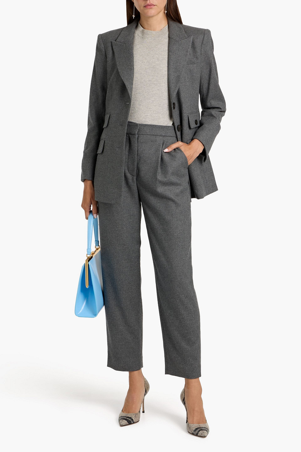 Veronica Beard Nalani Dickey Jacket In Gray