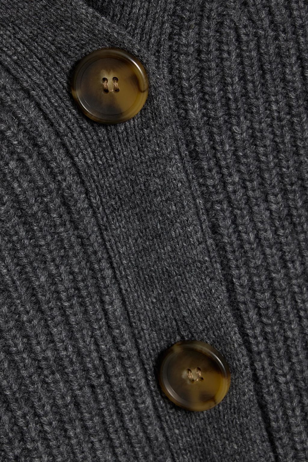 VERONICA BEARD Annalise ribbed wool and cashmere-blend cardigan
